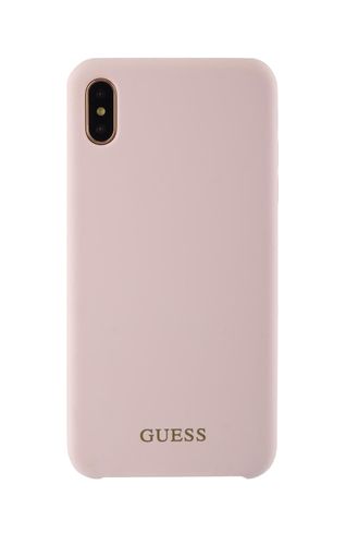 GUESS SILICONE CASE - iPhone XS Max - LIGHT PINK na Arena.pl