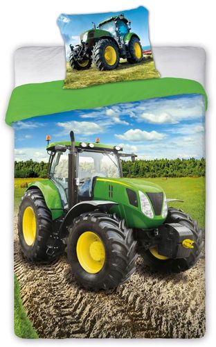 Pościel 3D 140X200 Turbo Zielony Traktor na Arena.pl