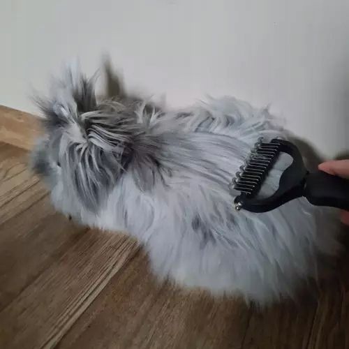 ZGRZEBŁO TRYMER DO KOŁTUNÓW SIERŚCI USUWA MARTWY WŁOS PSA KOTA ZWIERZĄT na Arena.pl