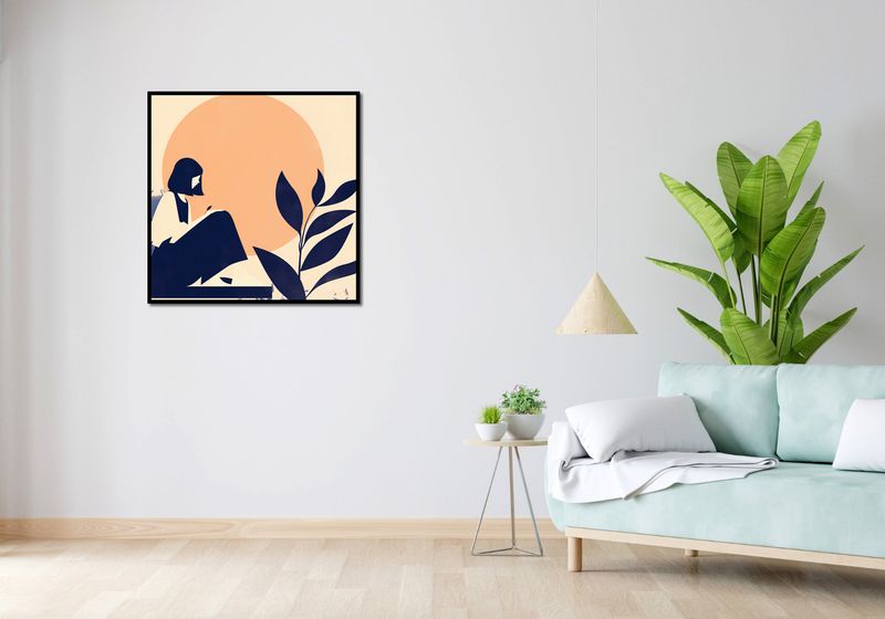 Plakat 80x80cm Kontemplacja zdjęcie 4