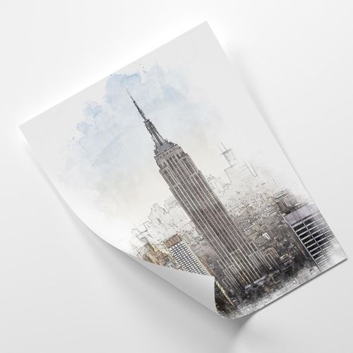 Plakat, Empire State Building 70x100 na Arena.pl