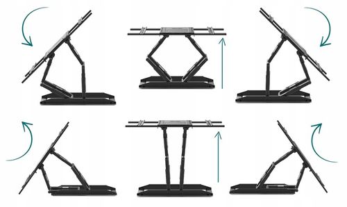 Ultra Mocny Uchwyt do Telewizora Wieszak TV 32-100 cale TEST 80 kg na Arena.pl