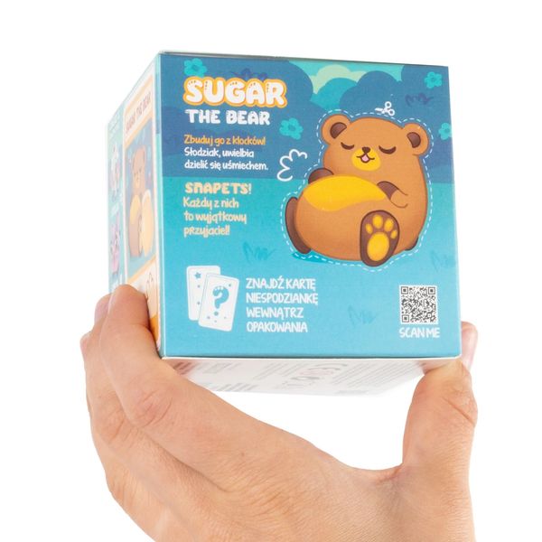 klocki snapets miś sugar brązowy kidea zdjęcie 7