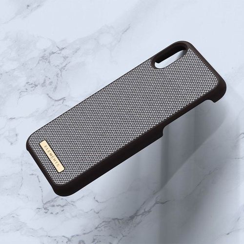 Nordic Elements Saeson Idun - Materiałowe etui iPhone Xs / X (Dark Brown Pattern 1) na Arena.pl