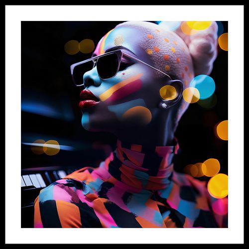 Plakat 40x40cm Melodia Bijąca z Duszy na Arena.pl