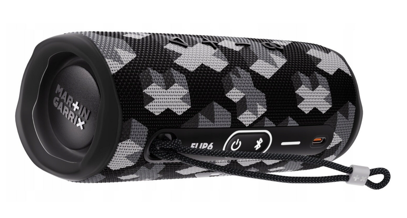 Głośnik przenośny JBL Flip 6 czarno-biały 30 W, przenośny, wodoodporny zdjęcie 2