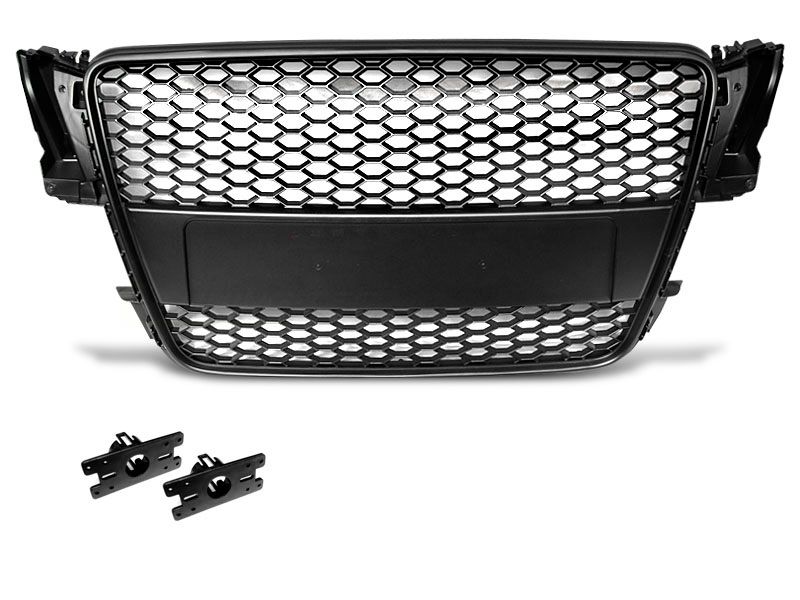 Grill ATRAPA AUDI A5 07-06.11 BLACK RS-STYLE zdjęcie 1