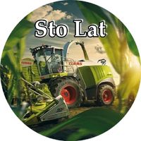 Opłatek na tort Sieczkarka Jaguar Class Maszyna Rolnicza