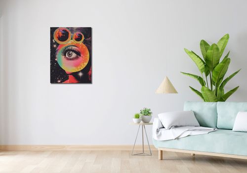Obraz 50x70cm Oko w Kosmosie na Arena.pl