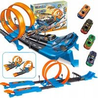 TOR SAMOCHODOWY WYŚCIGOWY RESORAKI AUTA WYRZUTNIA SAMOCHÓD TORY HOT PĘTLA