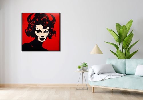 Plakat 90x90cm Czerwona Diablica na Arena.pl