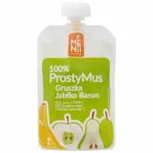 100% Prosty Mus- Gruszka, Jabłko, Banan100g