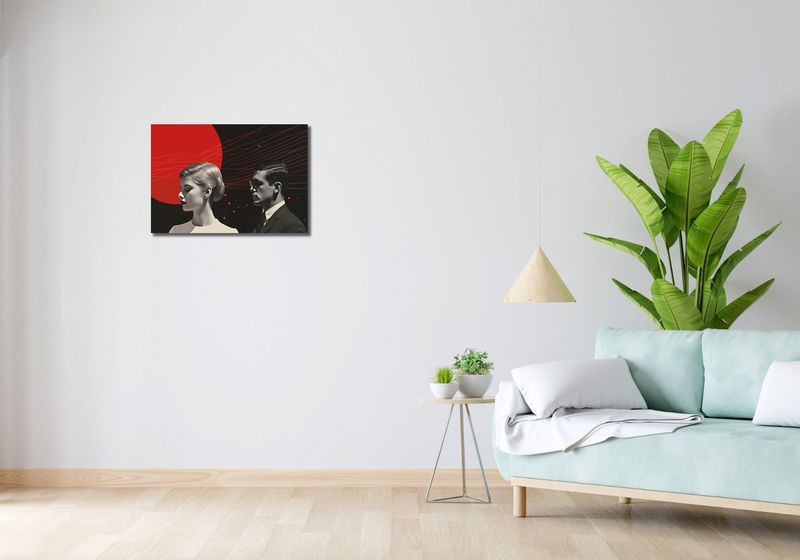 Obraz 60x40cm Futurystyczne Retro Szykany zdjęcie 2