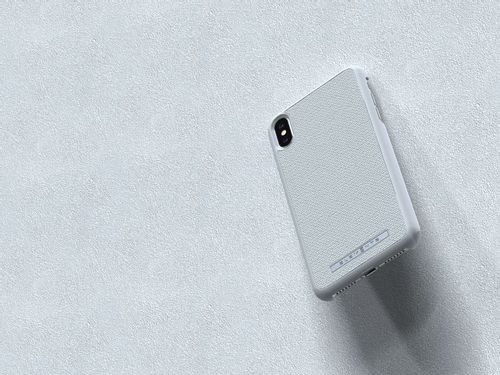 Nordic Elements Original Idun - Materiałowe etui iPhone Xs Max (Light Grey) na Arena.pl
