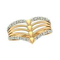 ZŁOTY PIERŚCIONEK OZDOBNY PRÓBA 585 DIADEM KORONA DLA KSIĘŻNICZKI