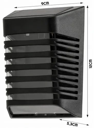 OPRAWA ELEWACYJNA SOLARNA LED SOE-2 CZARNA 4000K EC20116 ECO LIGHT na Arena.pl