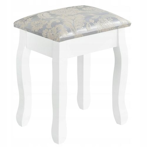 TOALETKA KOSMETYCZNA BIAŁA z LUSTREM + TABORET na Arena.pl