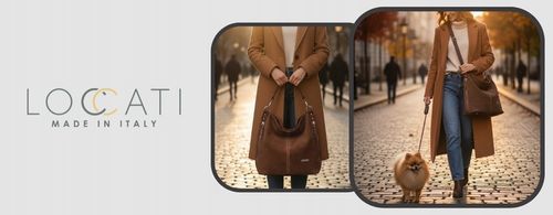 Zamszowa torebka damska a4 dobrej jakości ciemny brąz z naturalnego zamszu na Arena.pl