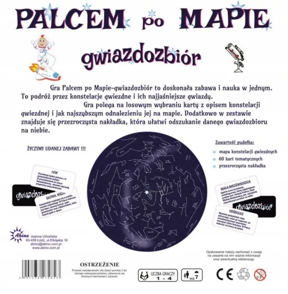 Palcem po mapie. Gwiazdozbiór zdjęcie 2