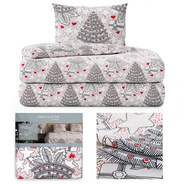 Pościel AmeliaHome SNUGGY MERRY 155x220+80x801 zdjęcie 1