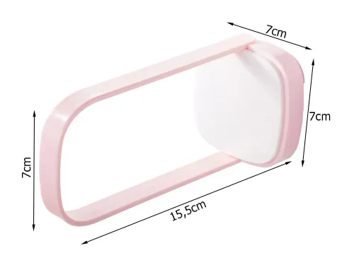 Wieszak do ściany organizer ścienny podwójny na Arena.pl