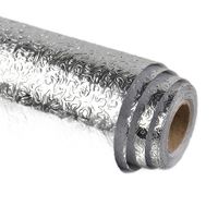 Folia Samoprzylepna Srebrna Efekt Aluminium 60x900cm Wodoodporna PVC