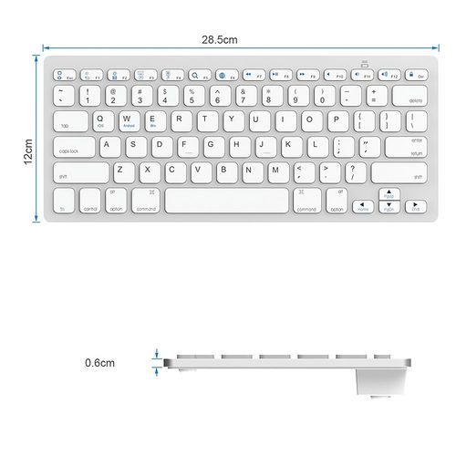 Bezdrátová klávesnice Bluetooth membránová Smart TV PC iOS Win Android na Arena.pl