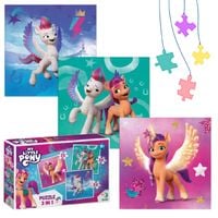 puzzle edukacyjne 3 in 1 my little pony dodo 200384