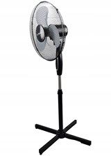 WIATRAK STOJĄCY WENTYLATOR PODŁOGOWY CZARNY/ BIALY na Arena.pl