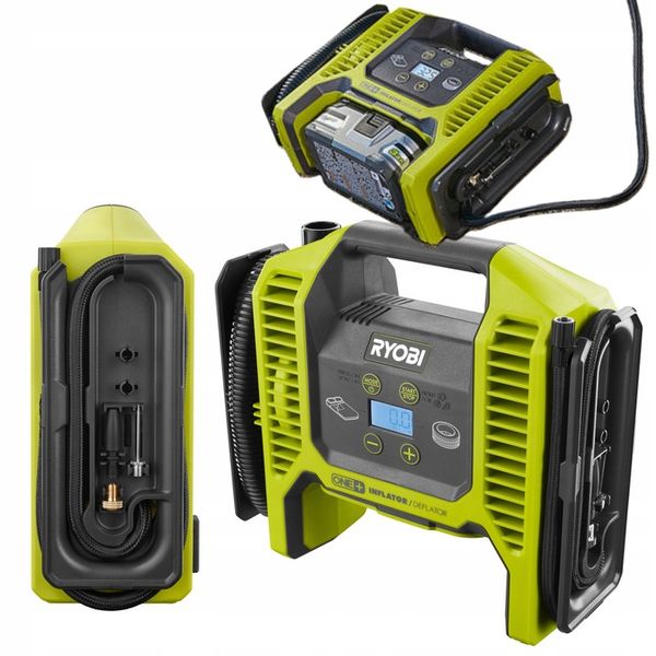 RYOBI KOMPRESOR POMPKA AKUMULATOROWA PROGRAMOWALNY INTERFEJS R18MI-0 18V zdjęcie 6