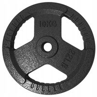 OBCIĄŻENIE ŻELIWNE 2x10 kg talerz kierownica 28mm ZESTAW Obciążeń żeliwnych