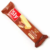 Wafelek z Kremem Kakaowym bez Dodatku Cukru Sly Nutritia, 20g