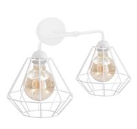 Kinkiet 2xE27 FOSKAL WHITE