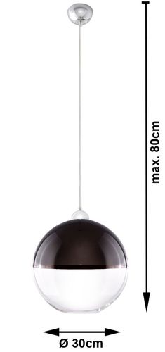 lampa wisząca gino czarna na Arena.pl