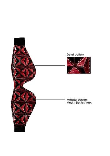 Luxury Eye Mask - Burgundy na Arena.pl