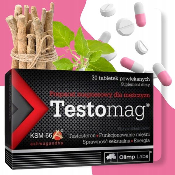 Testomag suplement diety dla mężczyzn 30 tabletek Olimp laboratories zdjęcie 4