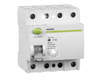 NOARK 108361 WYŁĄCZNIK RÓŻNICOWOPRĄDOWY 4P 25A 30mA 6kA typ A Ex9L-N 4P