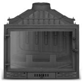 Wkład kominkowy piec kominek żeliwny FERGUSS z płaszczem wodnym 16,2kW