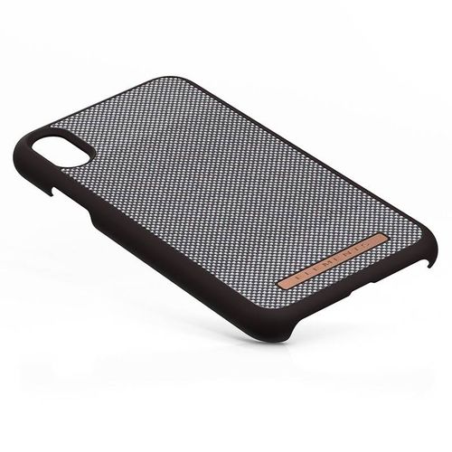 Materiałowe etui do iPhone XR (Dark Brown Pattern 1) na Arena.pl