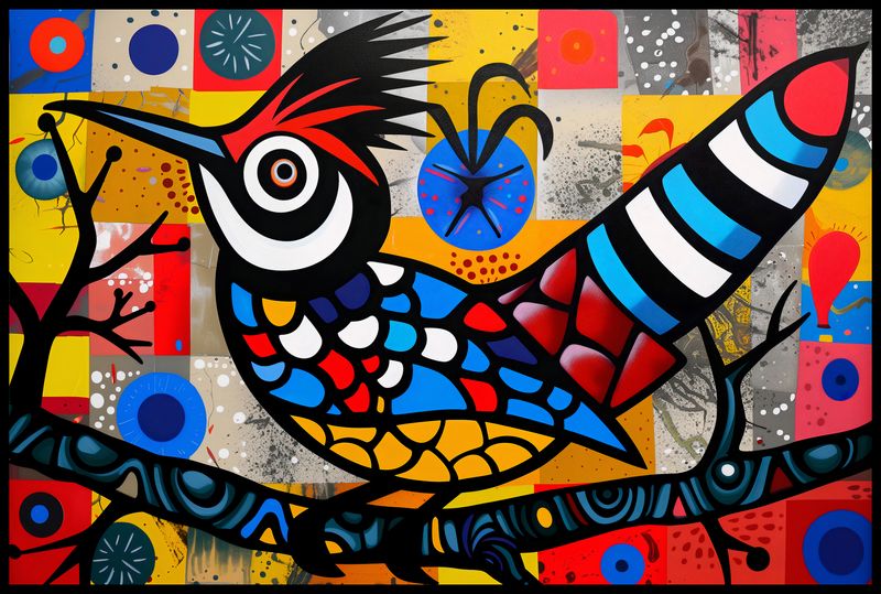 Plakat 91,5x61cm Ptak Na Wznak zdjęcie 2