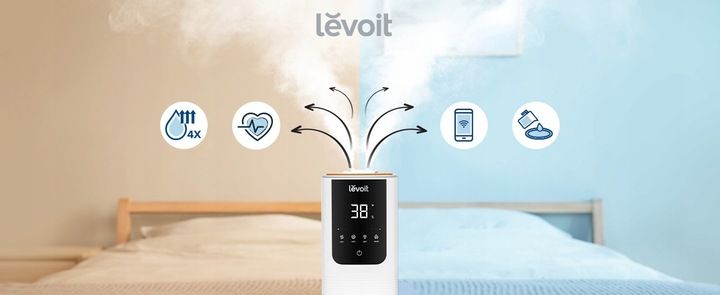 Nawilżacz powietrza Levoit OasisMist 450S dyfuzor ciepła zimna mgiełka 40m2 zdjęcie 2