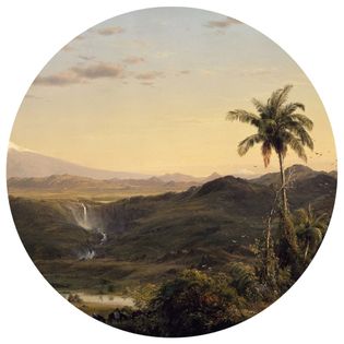 WallArt Okrągła fototapeta The Americas, 190 cm
