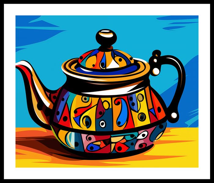 Plakat 60x50cm Może Herbatki? zdjęcie 3