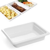 pojemnik gn profi line z porcelany gn 1/2 65 mm - hendi 783016