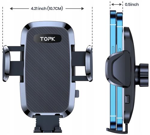 Uniwersalny TOPK uchwyt do samochodu na telefon obracany obrotowy o 360° na Arena.pl