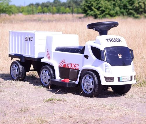 JEŹDZIK, CIĘŻARÓWKA NA AKUMULATOR Z PRZYCZEPĄ I DŹWIĘKAMI/GTS-6688-E na Arena.pl