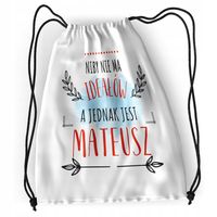 Plecak Sportowy Szkolny Dla Mateusza Syna Dziecka Z Nadrukiem Ze Zdjęciem
