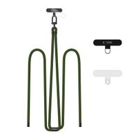 Pasek Tech-Protect C7S Crossbody Smycz DO Telefonu Regulowana Zielono-Czarn