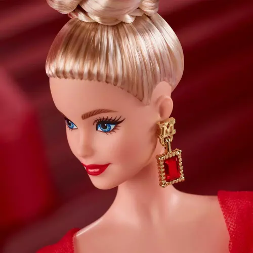 Barbie. Mattel 80th Anniversary Lalka kolekcjonerska w czerwonej sukni na Arena.pl