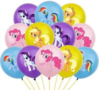 Balony lateksowe kucyki My Little Pony, 30 cm 12 szt.